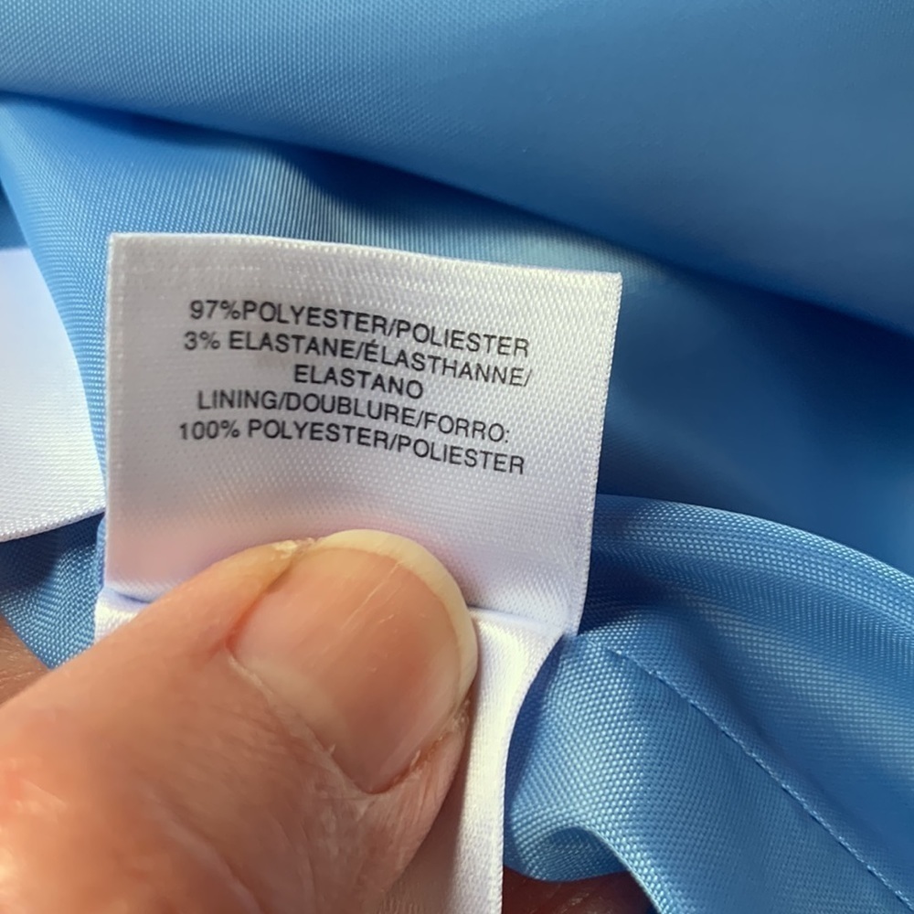 Kasper sz 8 robins egg blue blazer - Picture 7 of 8